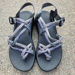 Chaco ZX/2 Womens Classic Two Strap Sport Sandals Multicolor Size 10 Vibram Sole